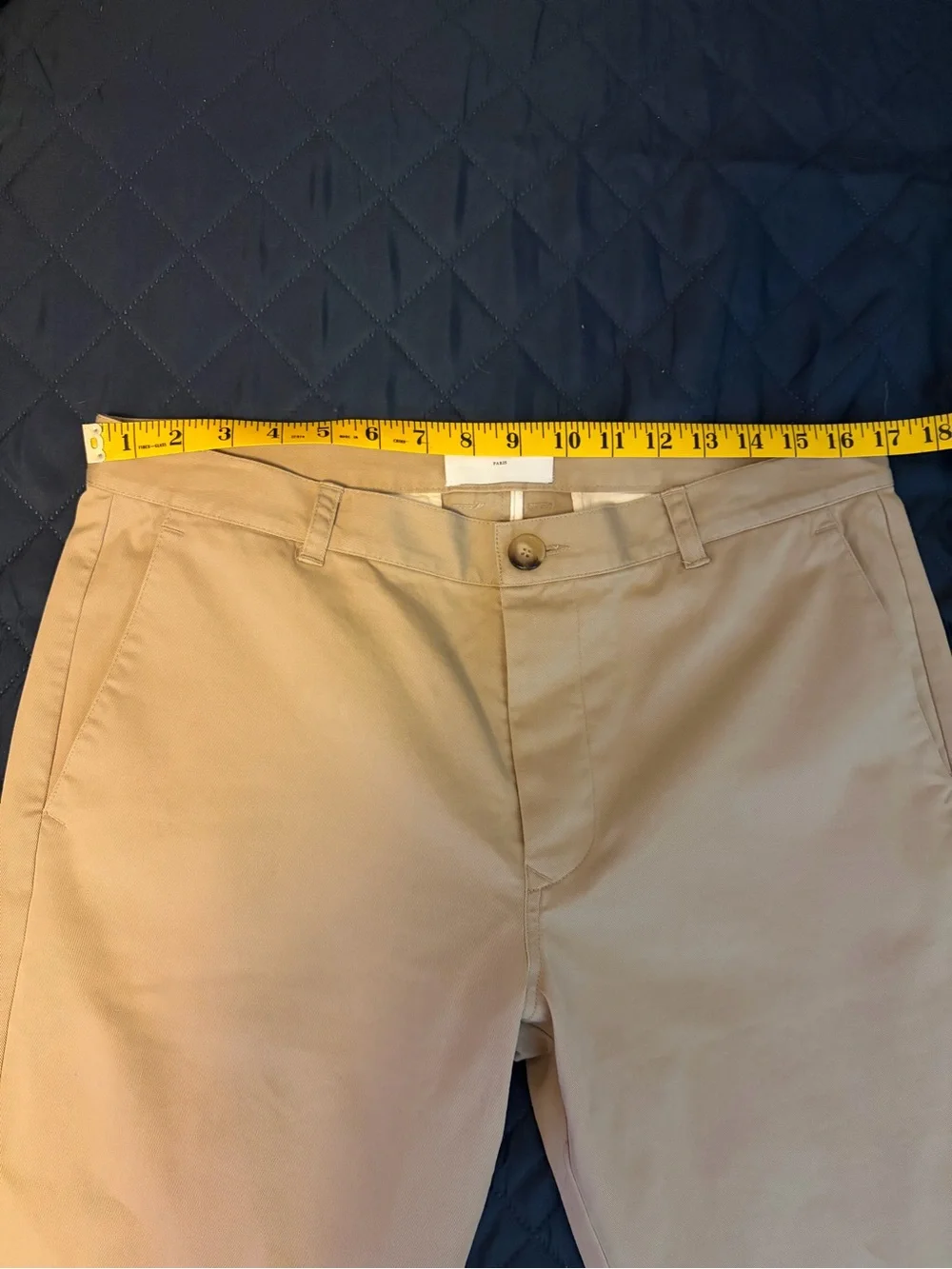 Sandro Slim Fit Cotton Chinos in Beige Clair